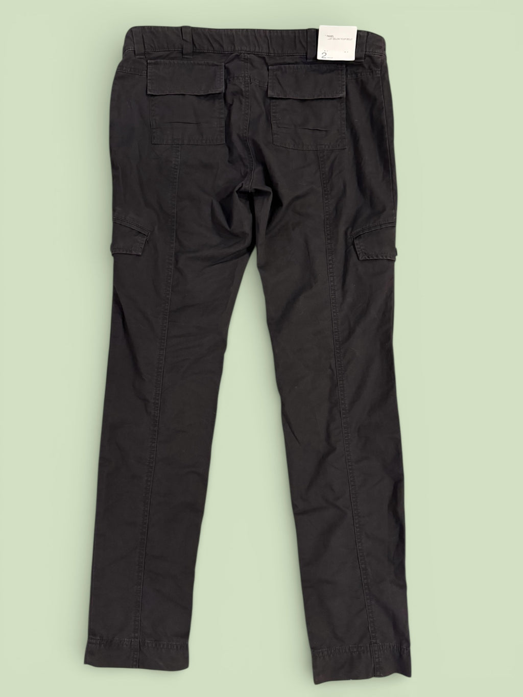 🩶 GAP Maternity Cargo Pants | No Panel | NWT | Dark Gray | Size 2 Regular