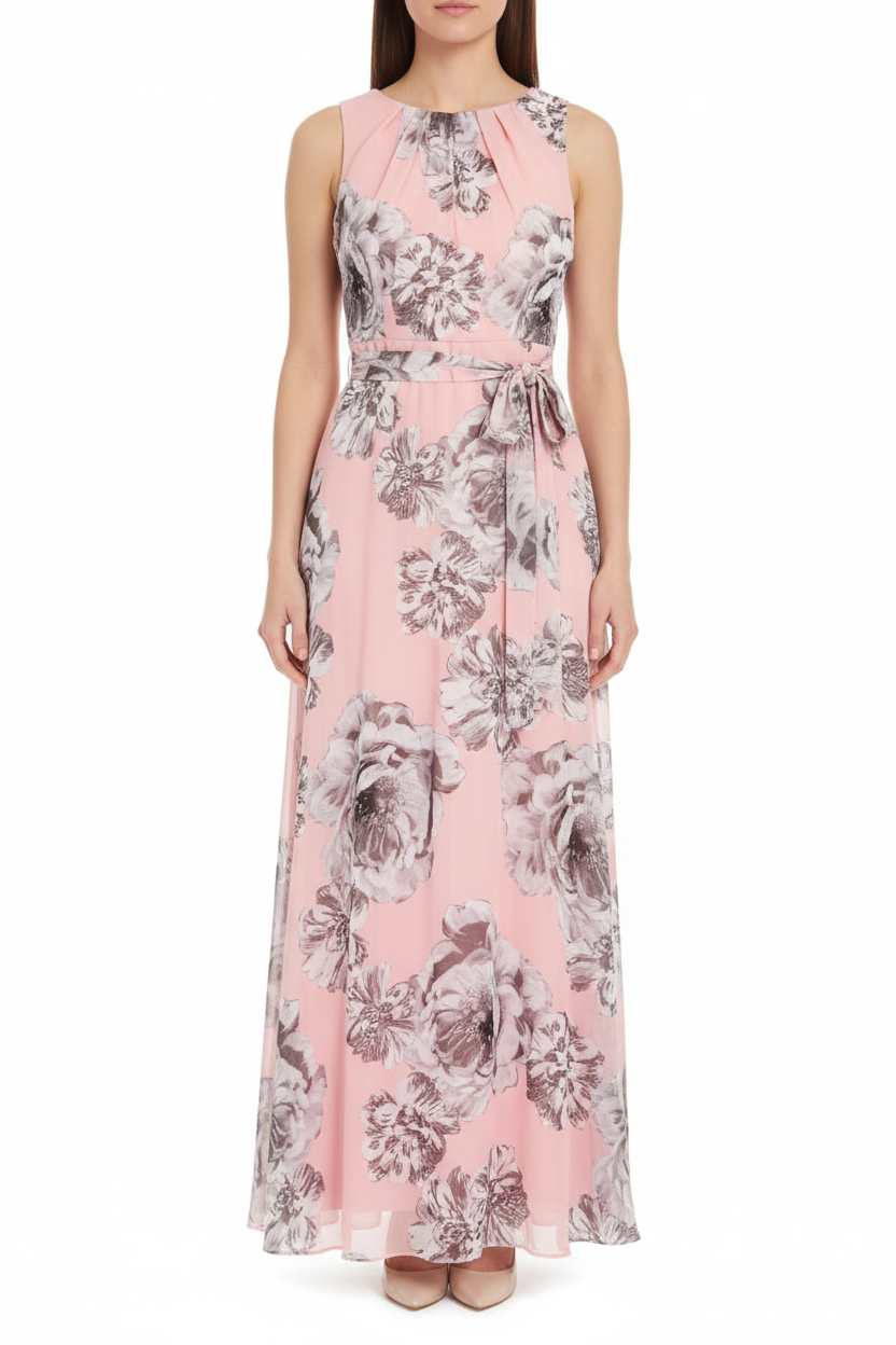 🌸 R&K Blush Floral Maxi Dress Size 8 NWT 🌸