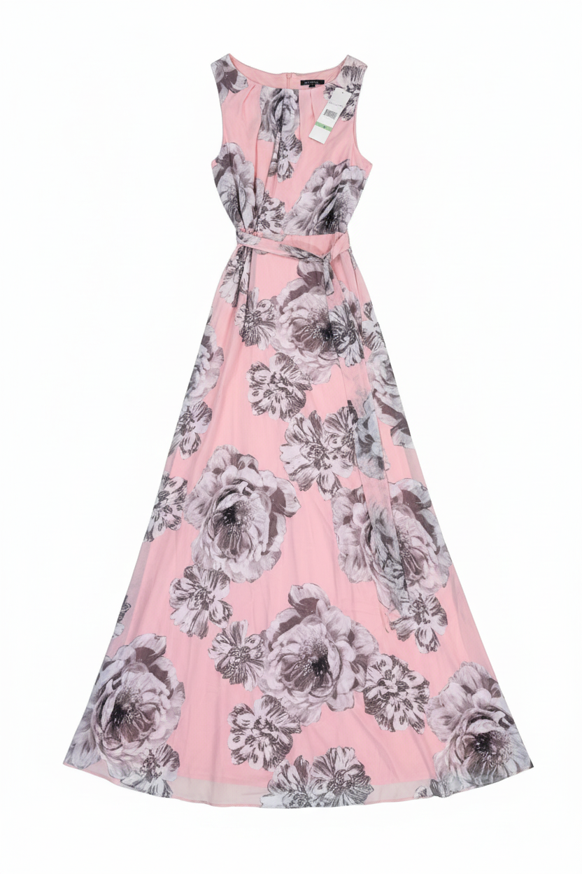 🌸 R&K Blush Floral Maxi Dress Size 8 NWT 🌸