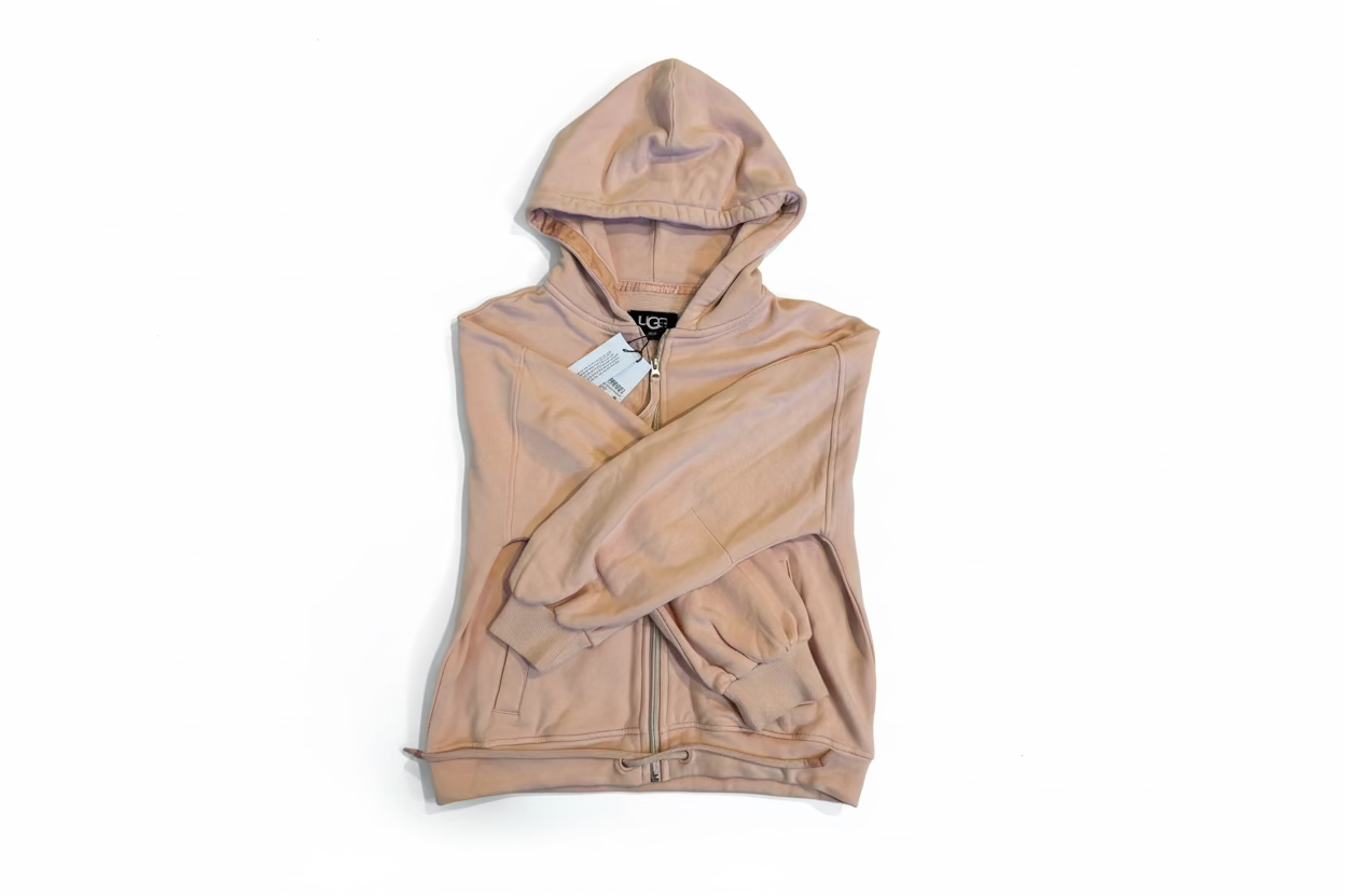 🌸 UGG Hale Moon Zip Hoodie XS Oversized NWT $118 Retail – Minor Callouts 🌸