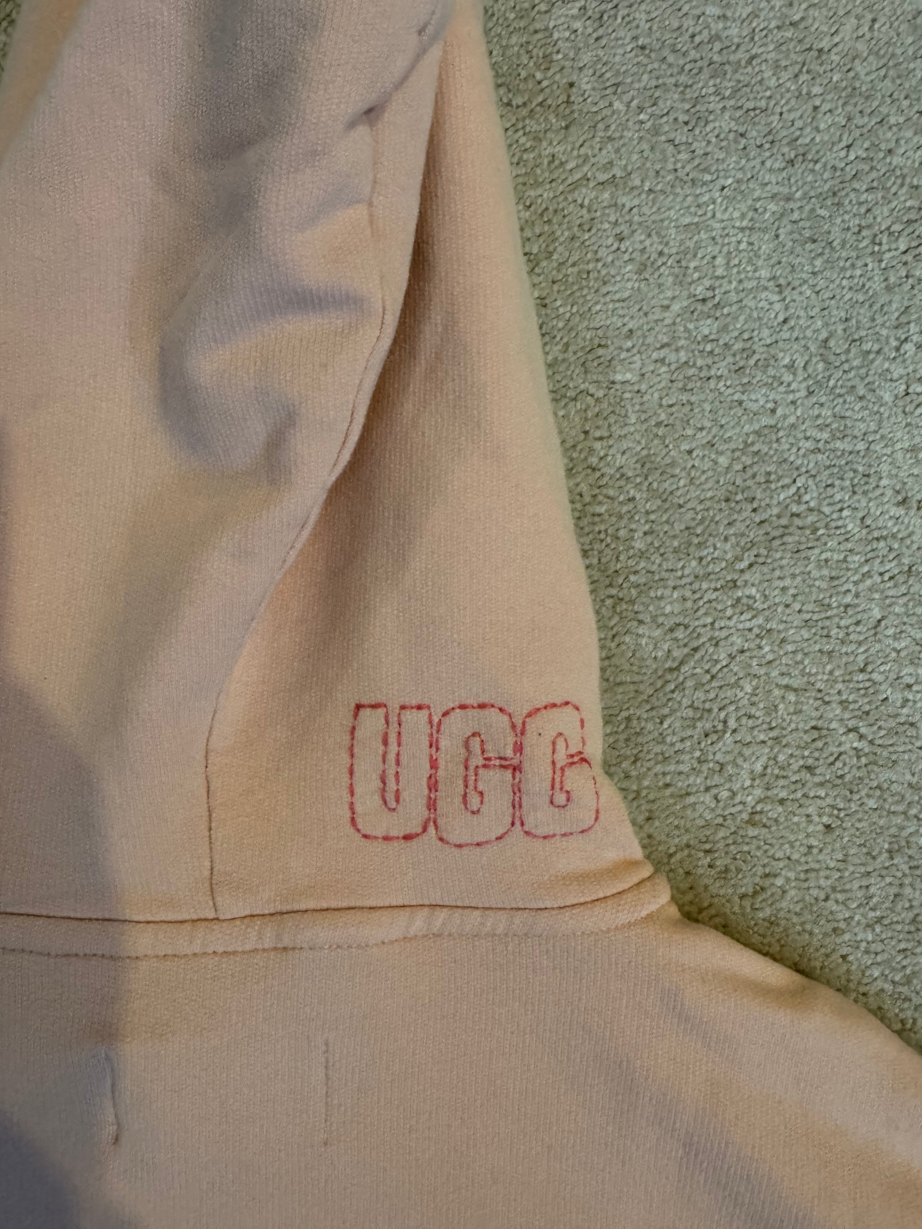 🌸 UGG Hale Moon Zip Hoodie XS Oversized NWT $118 Retail – Minor Callouts 🌸