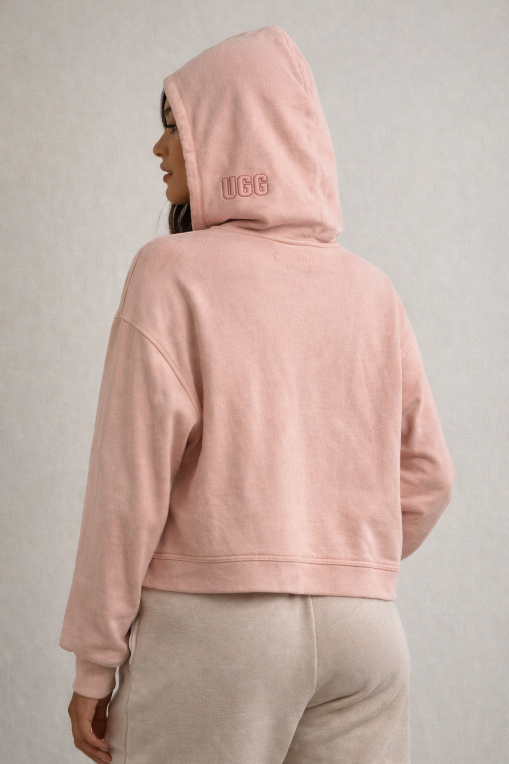 🌸 UGG Hale Moon Zip Hoodie XS Oversized NWT $118 Retail – Minor Callouts 🌸
