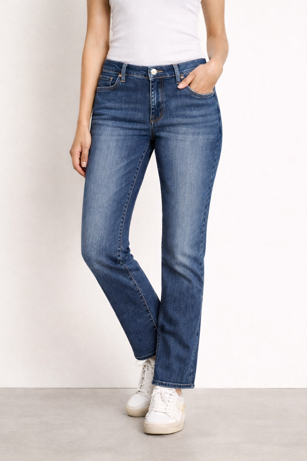 Lee Relaxed Fit Straight Leg Mid Rise Jeans Womens 10 Short Blue Denim Stretch Classic