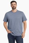 Goodfellow & Co Gray Striped T-Shirt Mens Size Small NWT Short Sleeve Crew Neck Casual