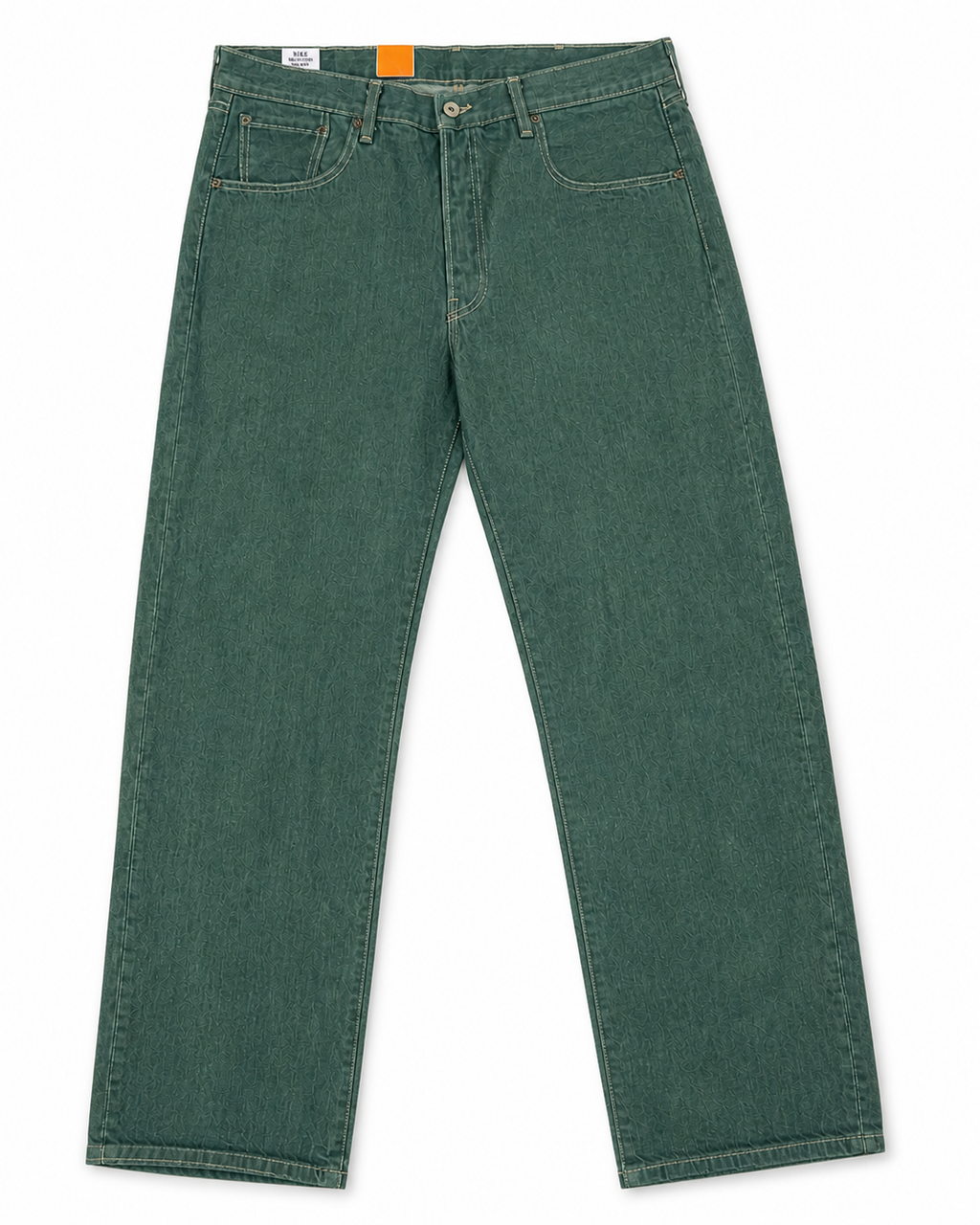 Levi’s 501 Original Fit Green Denim Jeans Button Fly W38 L32 NWT